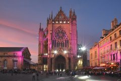 La Cathédrale depuis la Place Jean Paul II Photo sur Plexyglass: 90x60 cm  Tarif promo: 69 euros